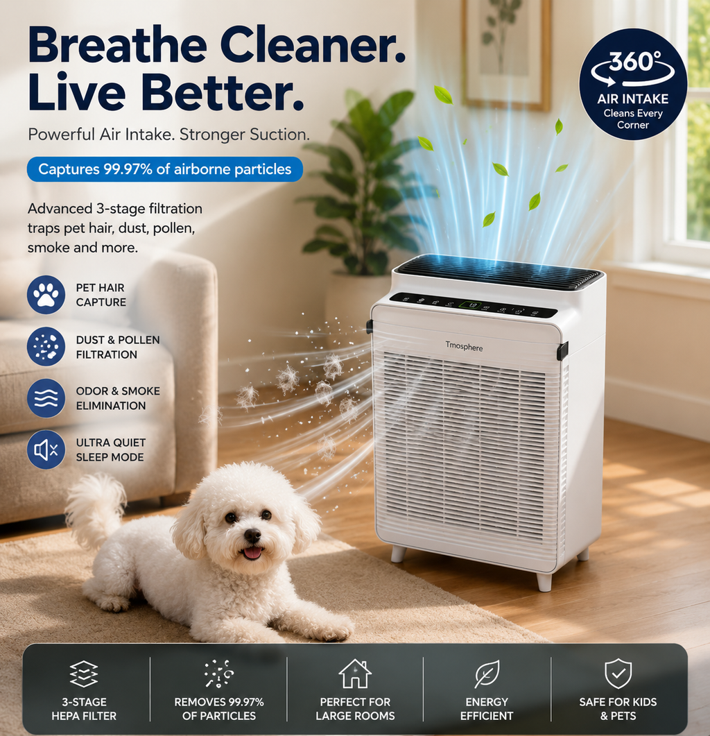 Advanced HEPA Air Purifier for Home
